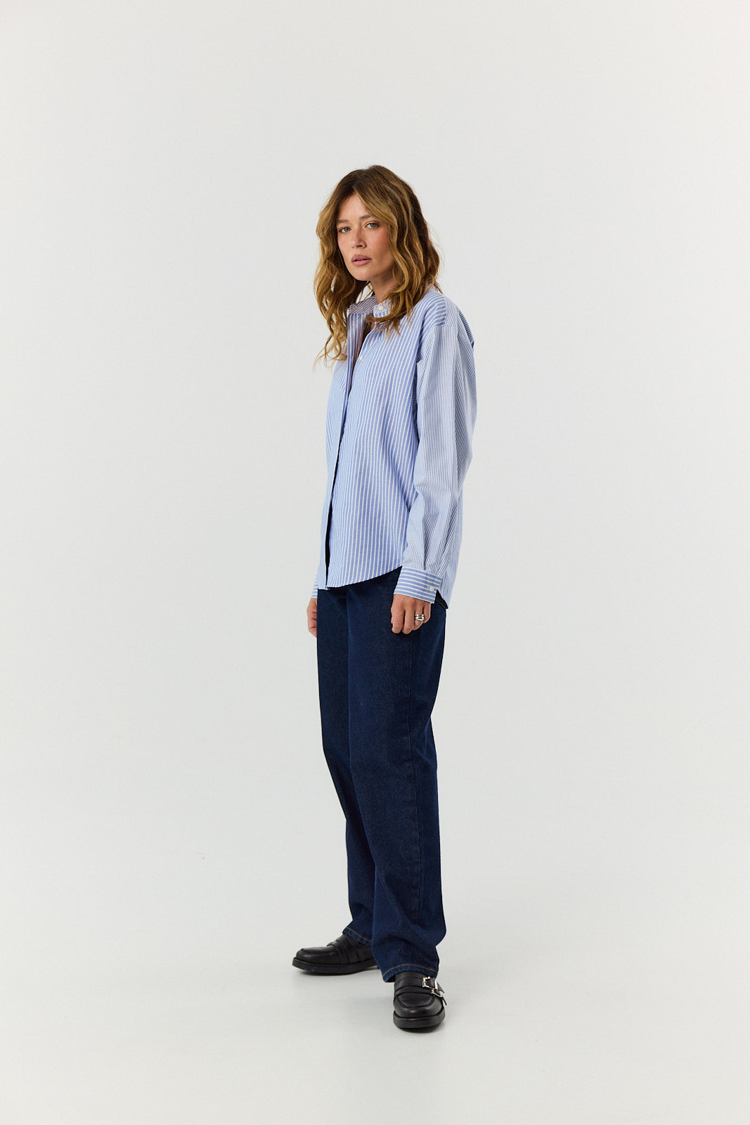 Koszula Agnes blue stripes