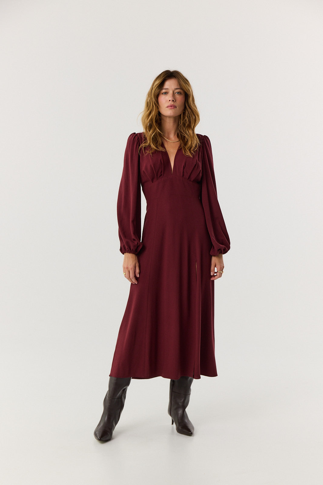 Sukienka Lea burgundy