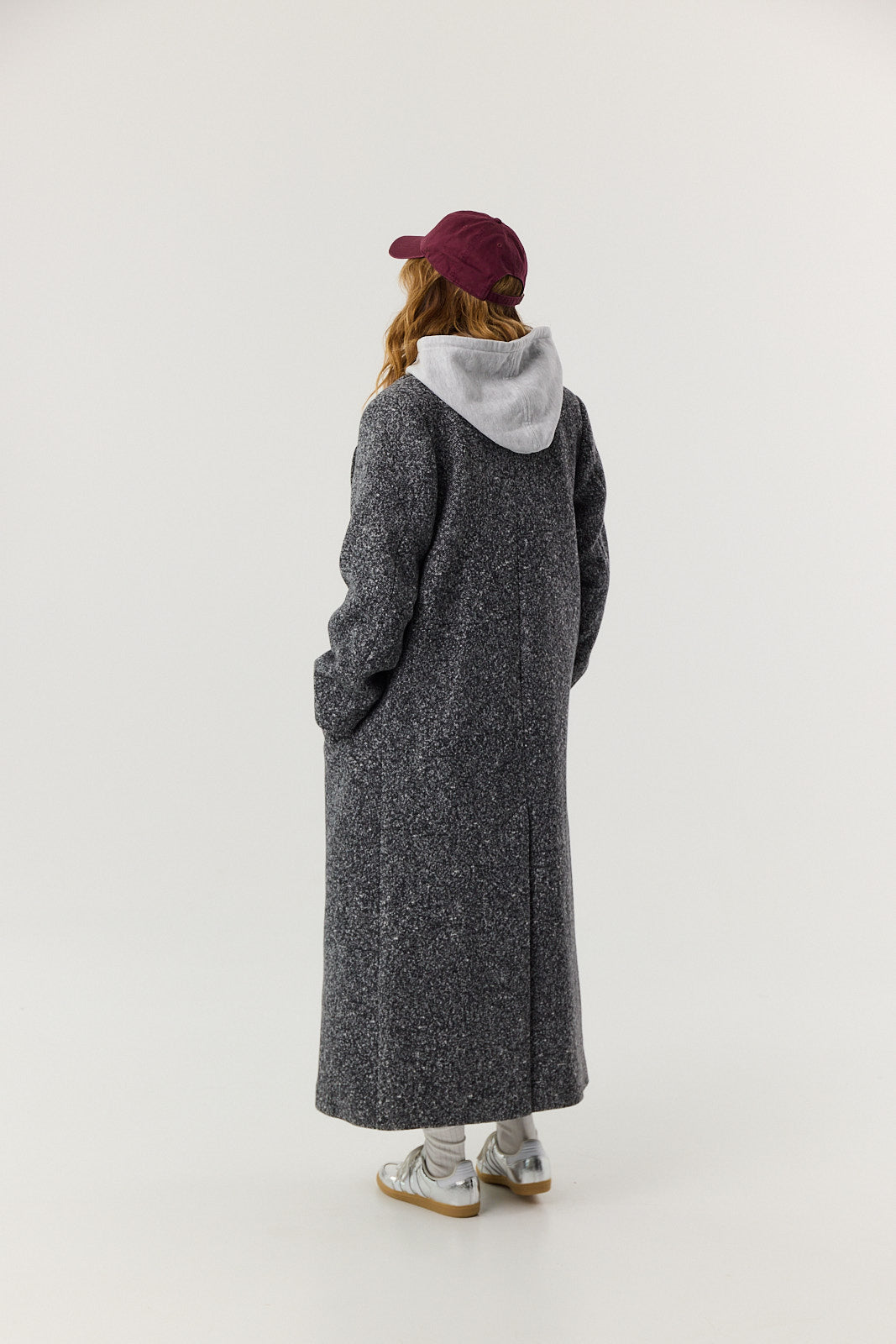 Płaszcz Carmen dark grey melange