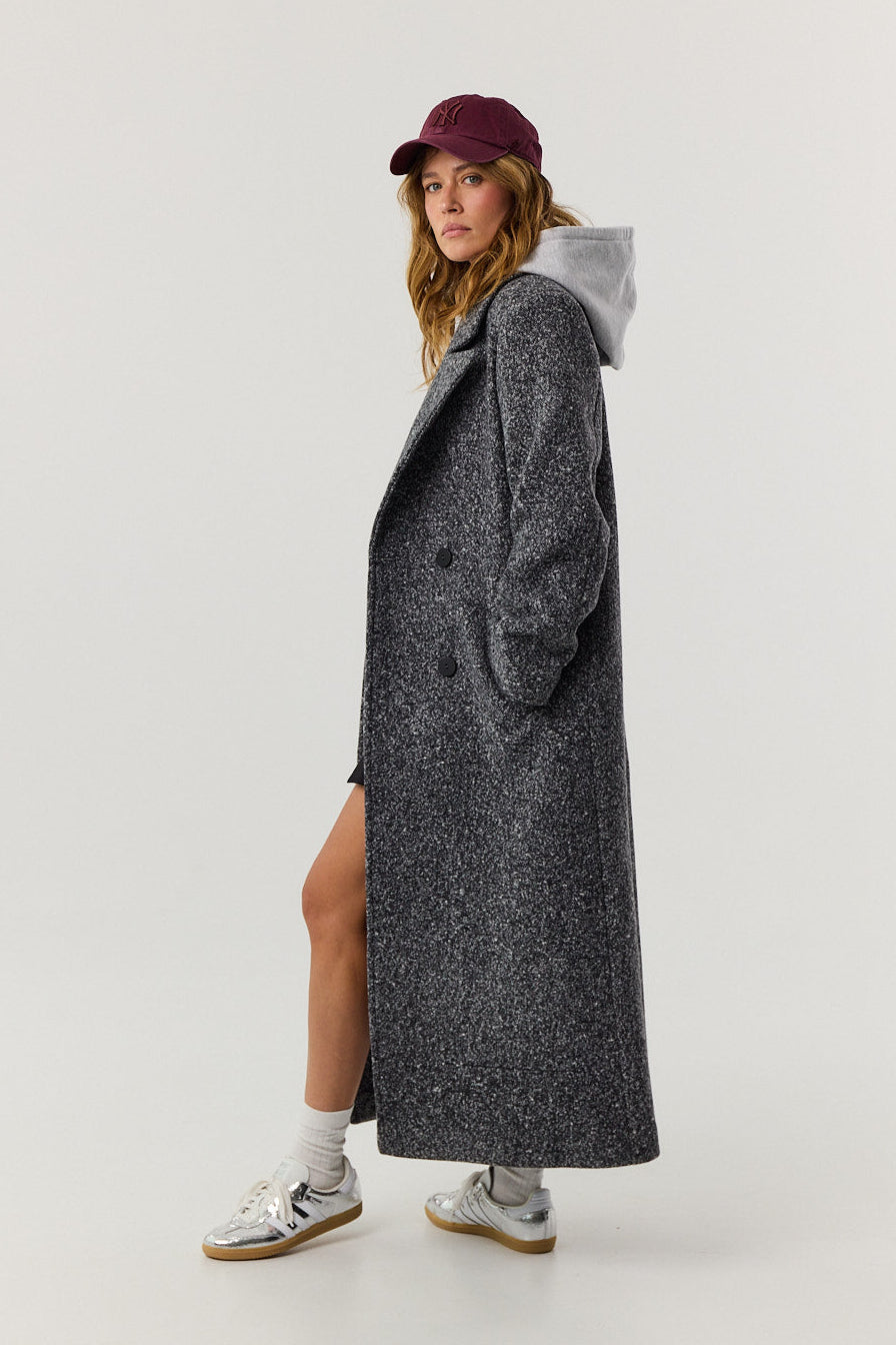 Płaszcz Carmen dark grey melange