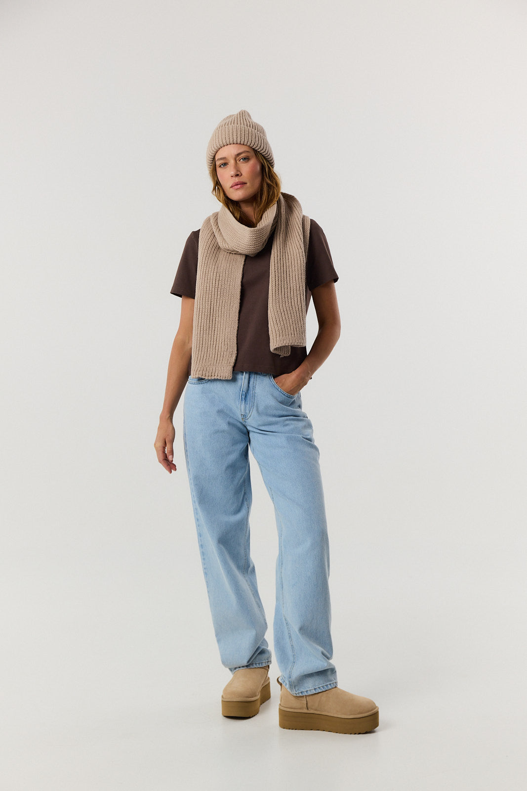 Szalik Lulu beige