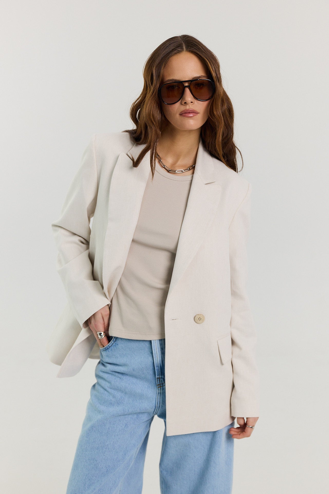 Marynarka James sand