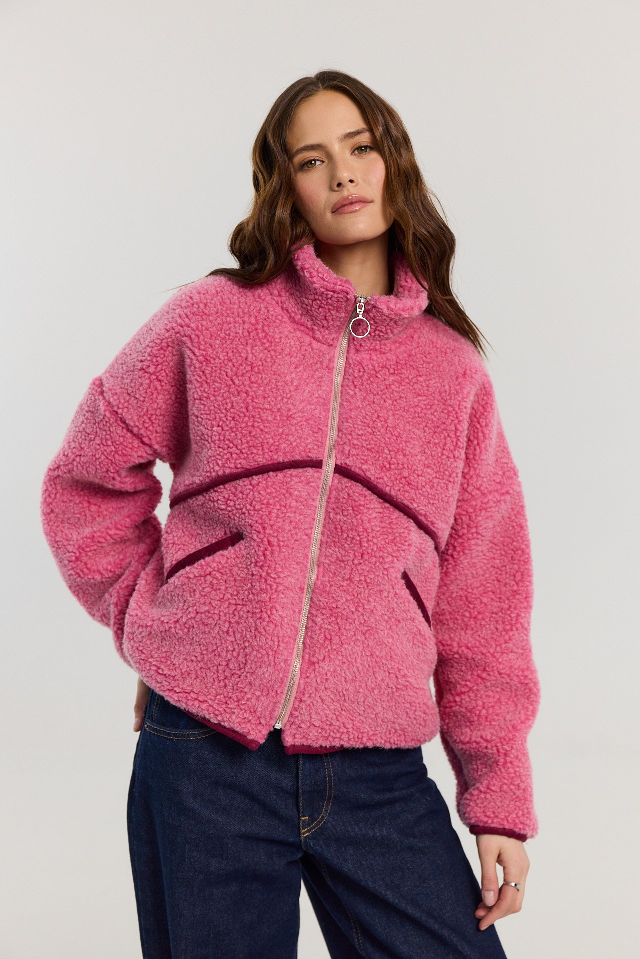 Kurtka Erin merino pink