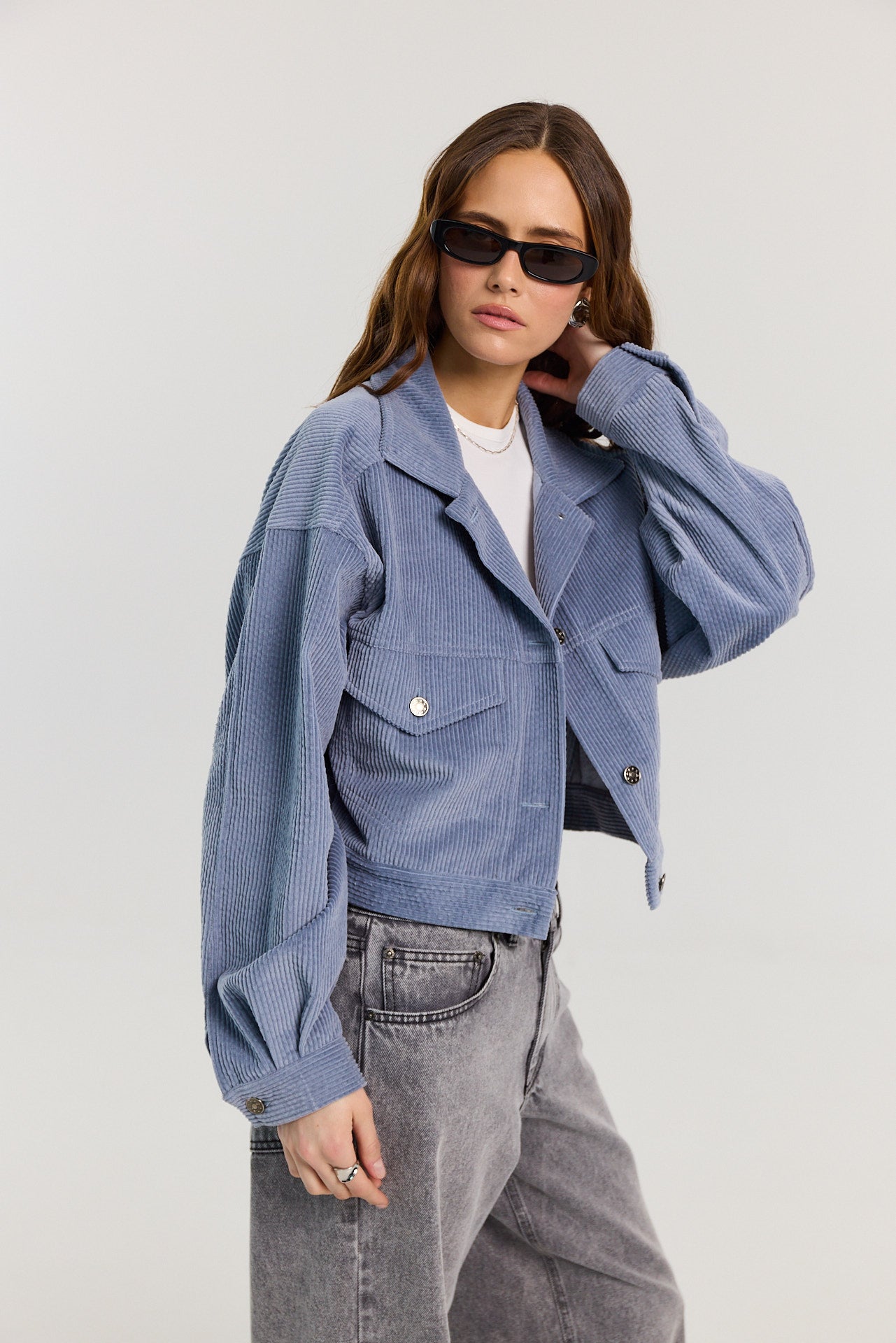 Kurtka Harper powder blue