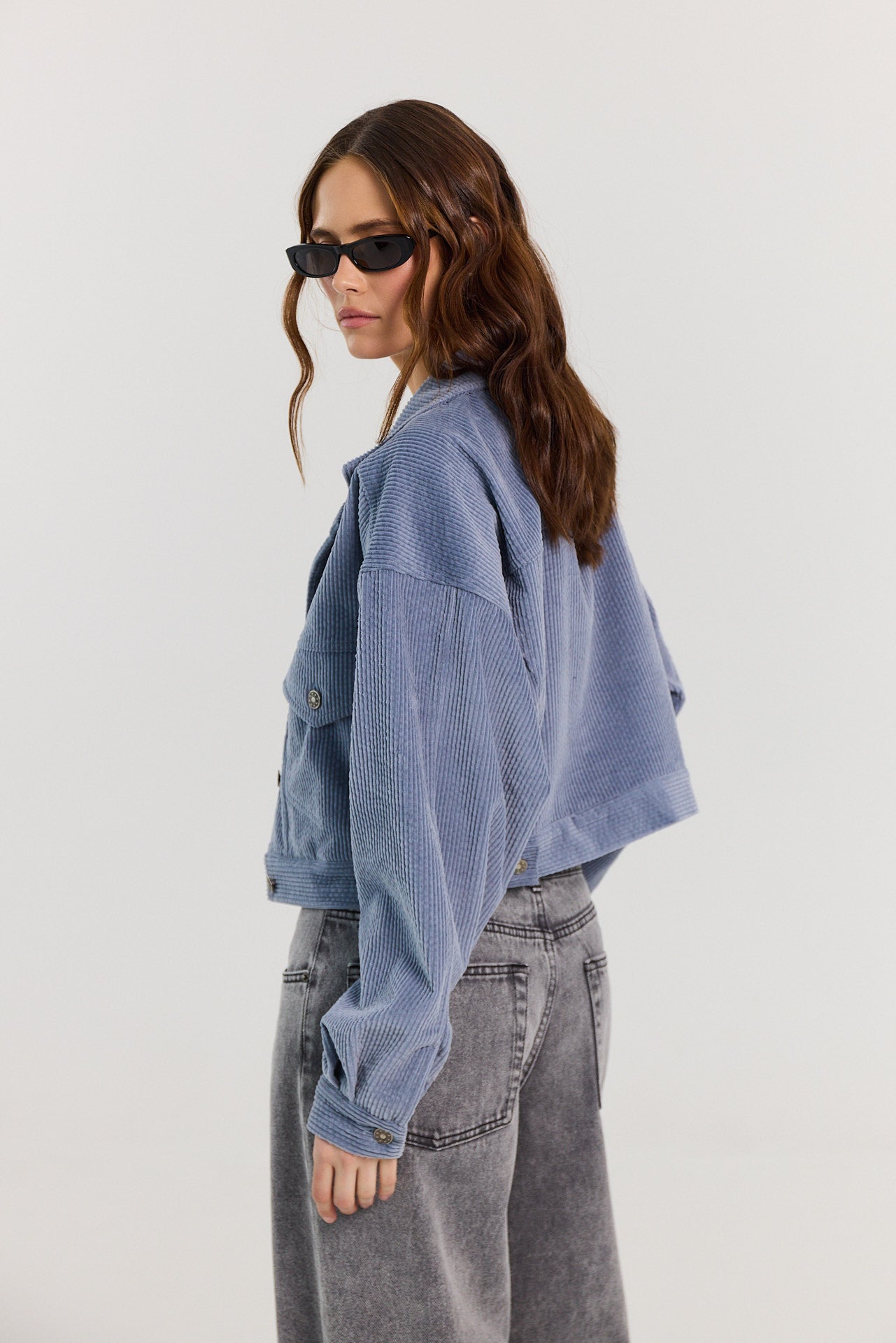 Kurtka Harper powder blue