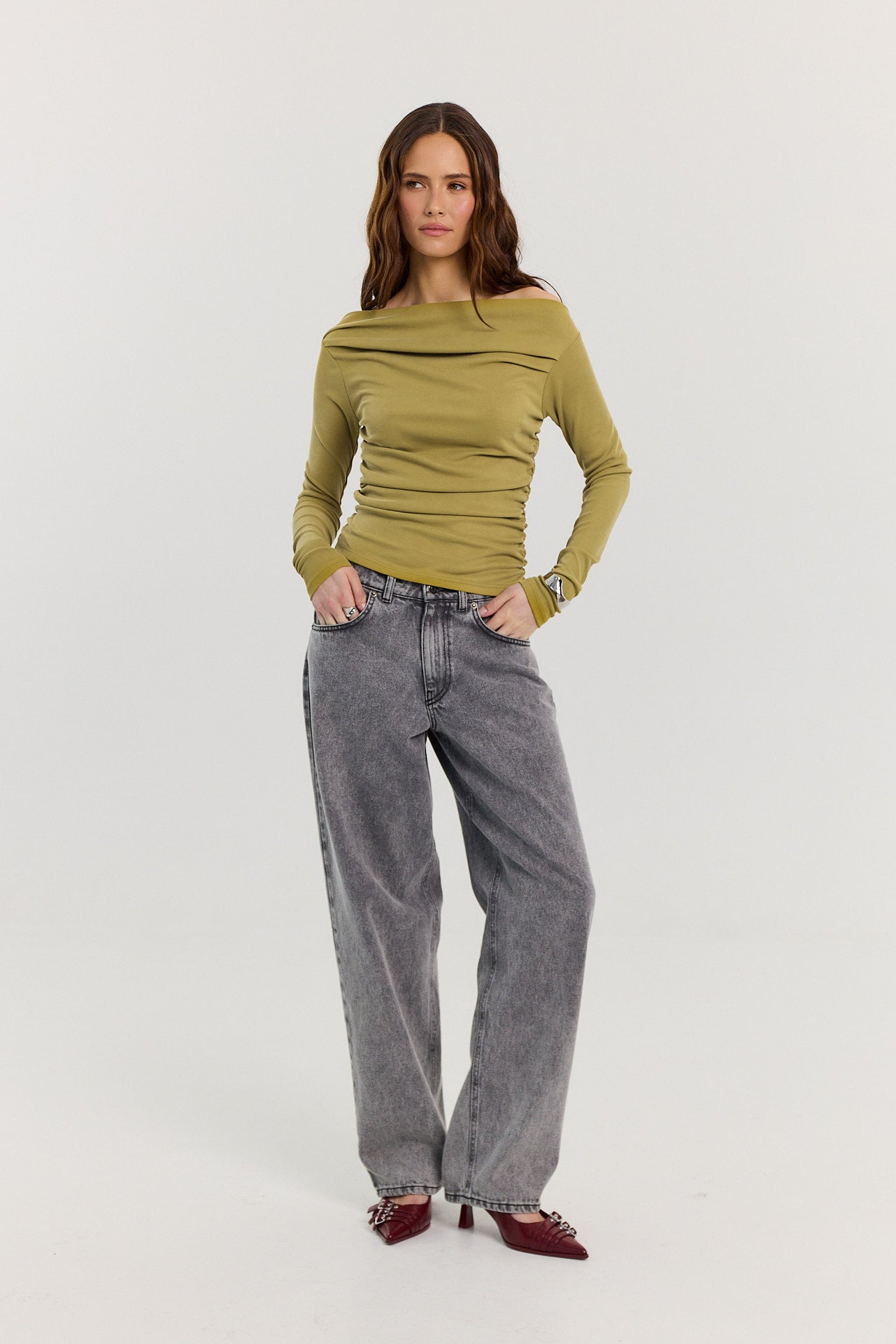 Longsleeve Romy lime