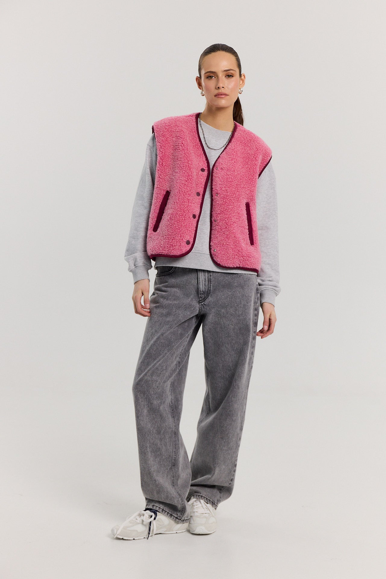 Kamizelka Eliot merino pink