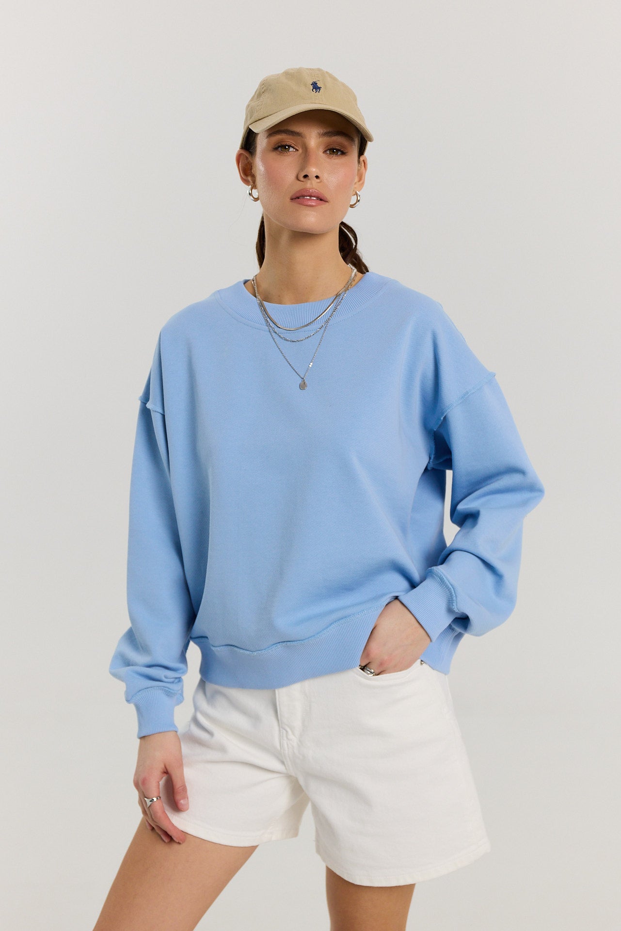 Bluza Chilly powder blue