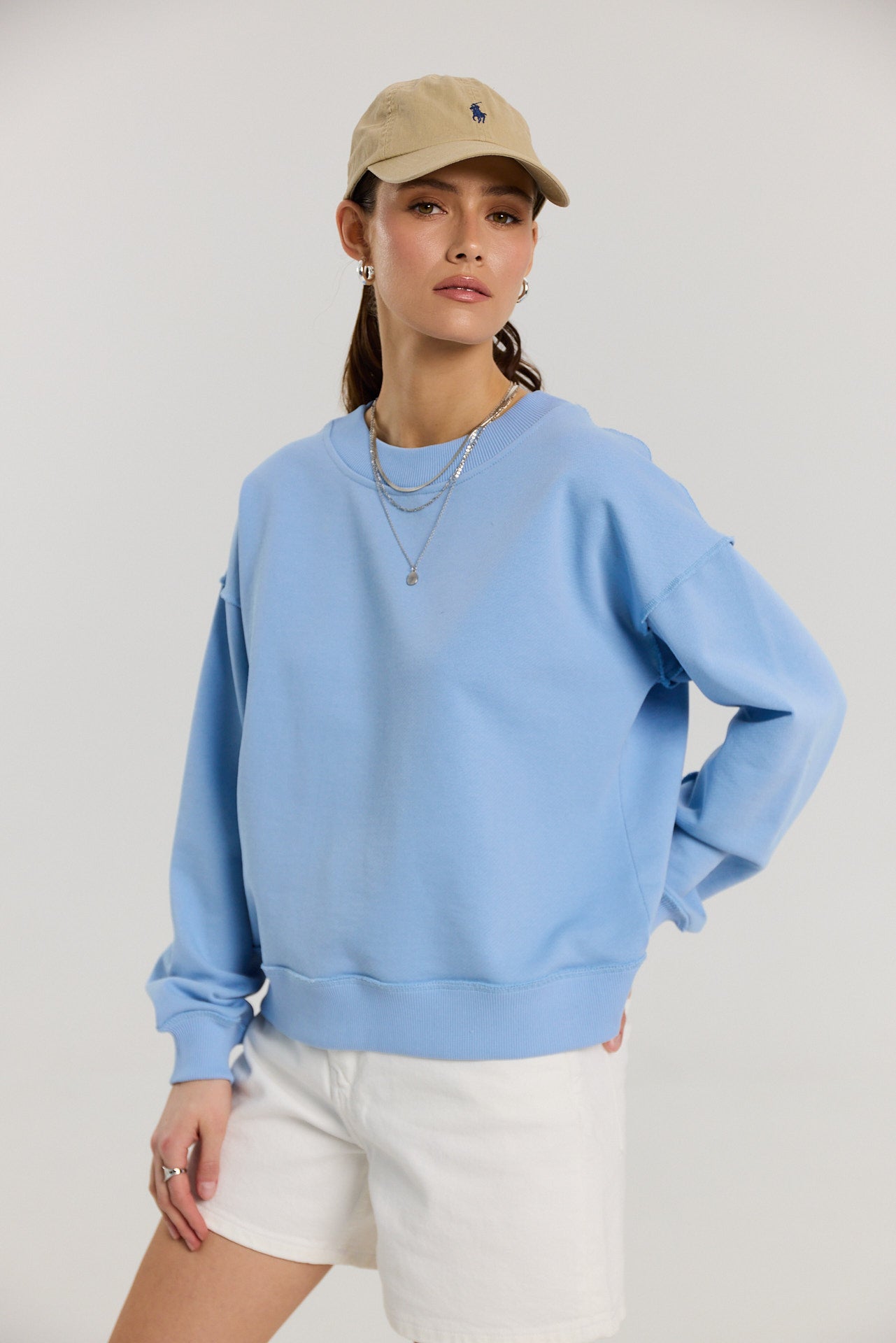 Bluza Chilly powder blue