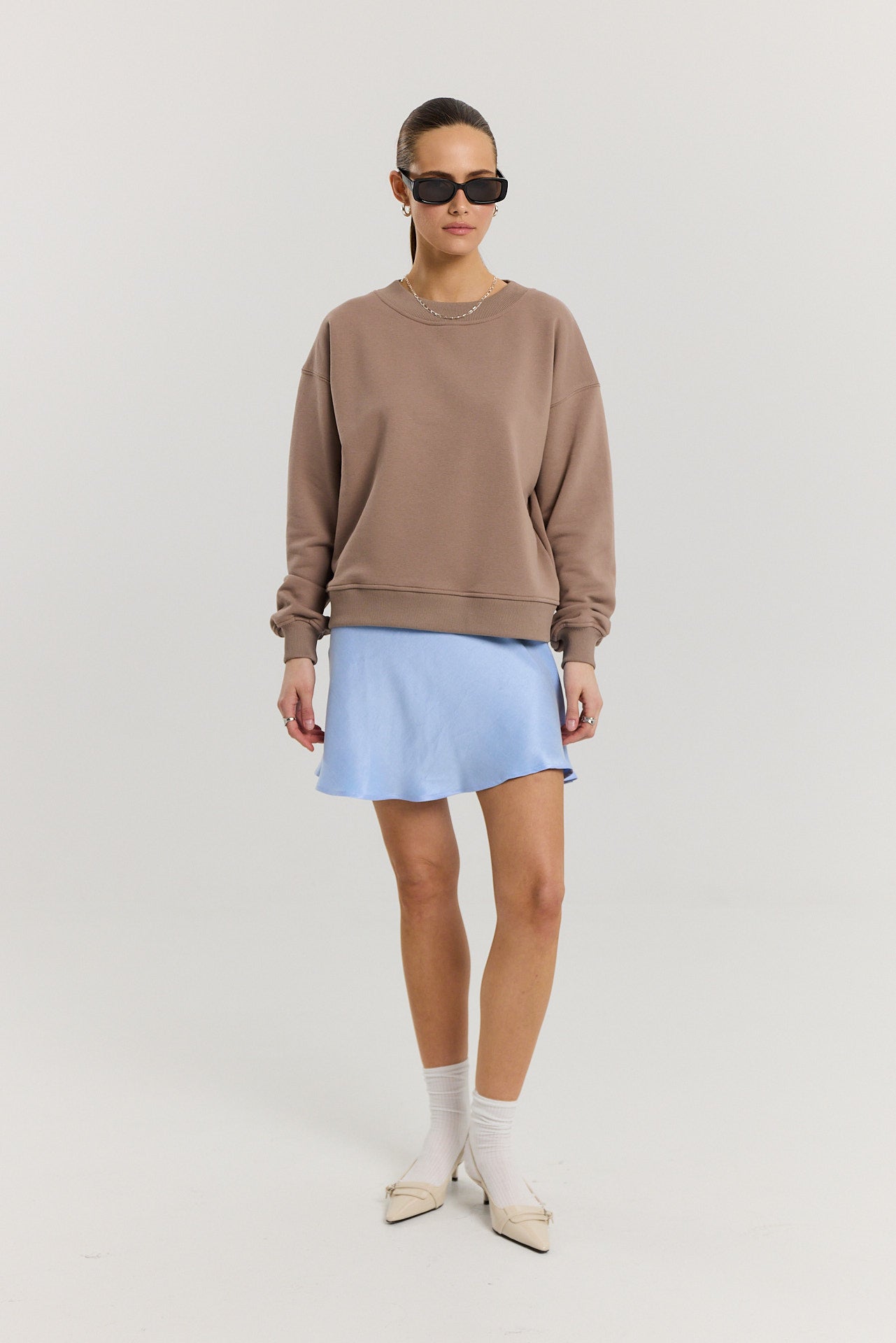 Spódnica Petra short powder blue