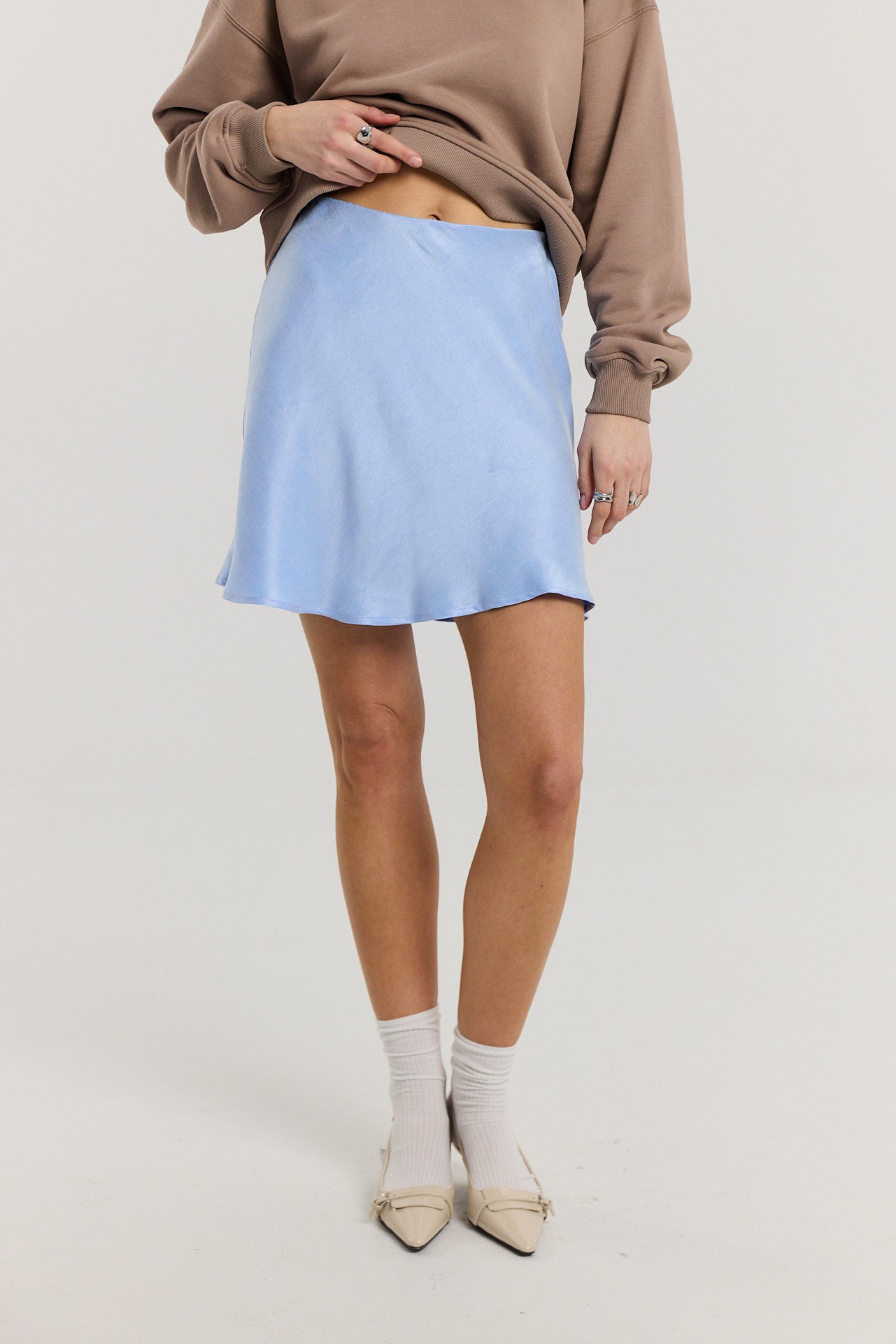 Spódnica Petra short powder blue