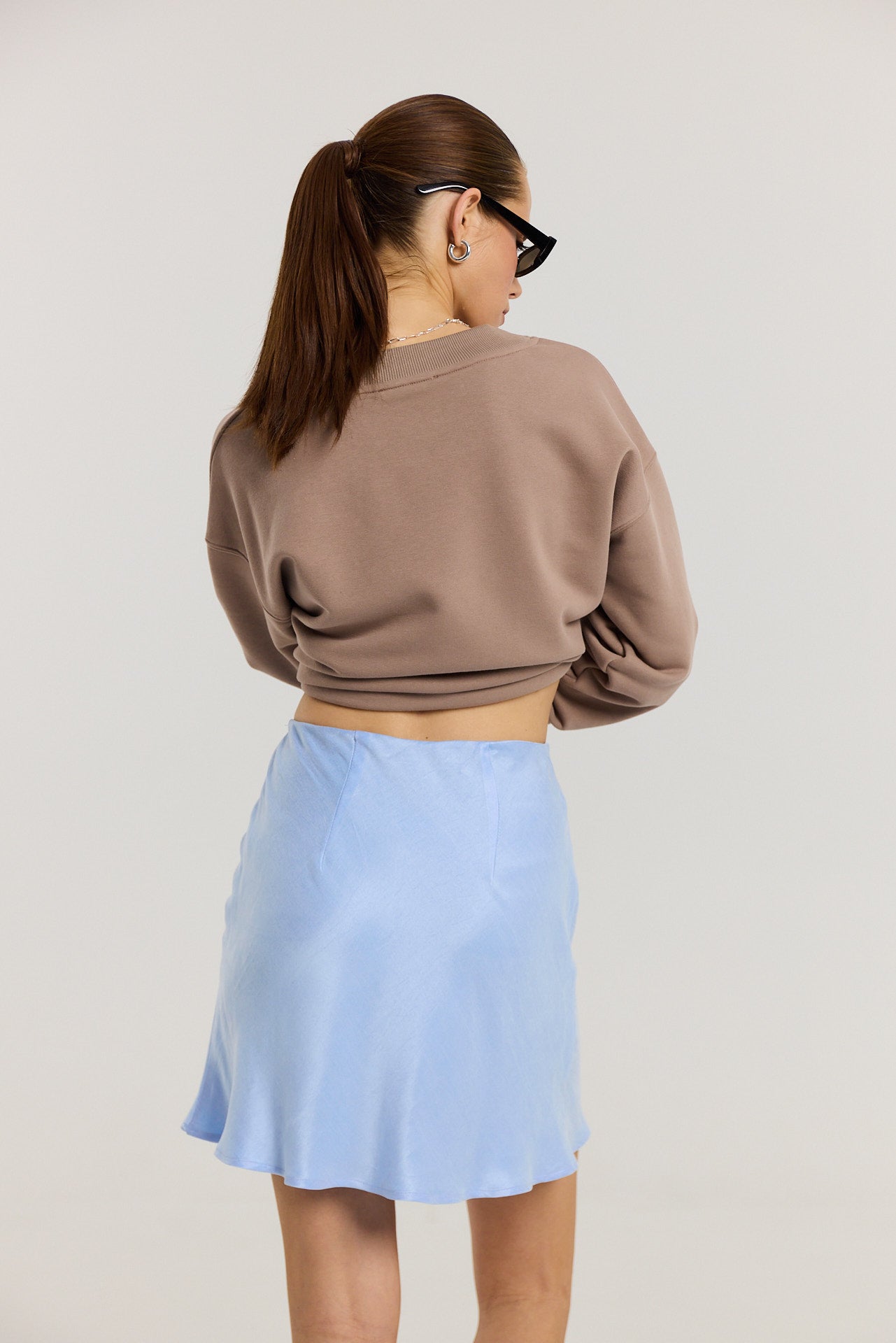 Spódnica Petra short powder blue