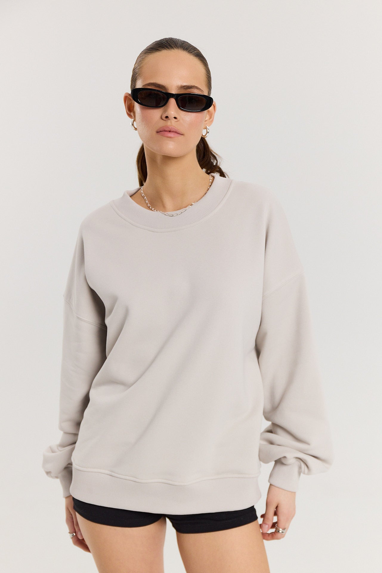 Bluza Boyfriend almond milk