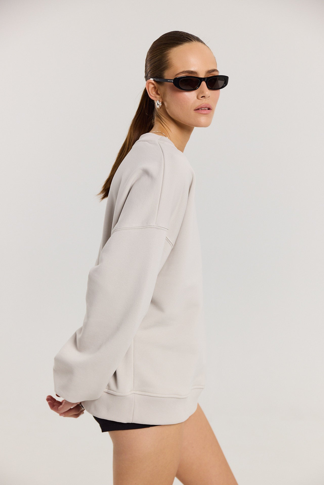 Bluza Boyfriend almond milk