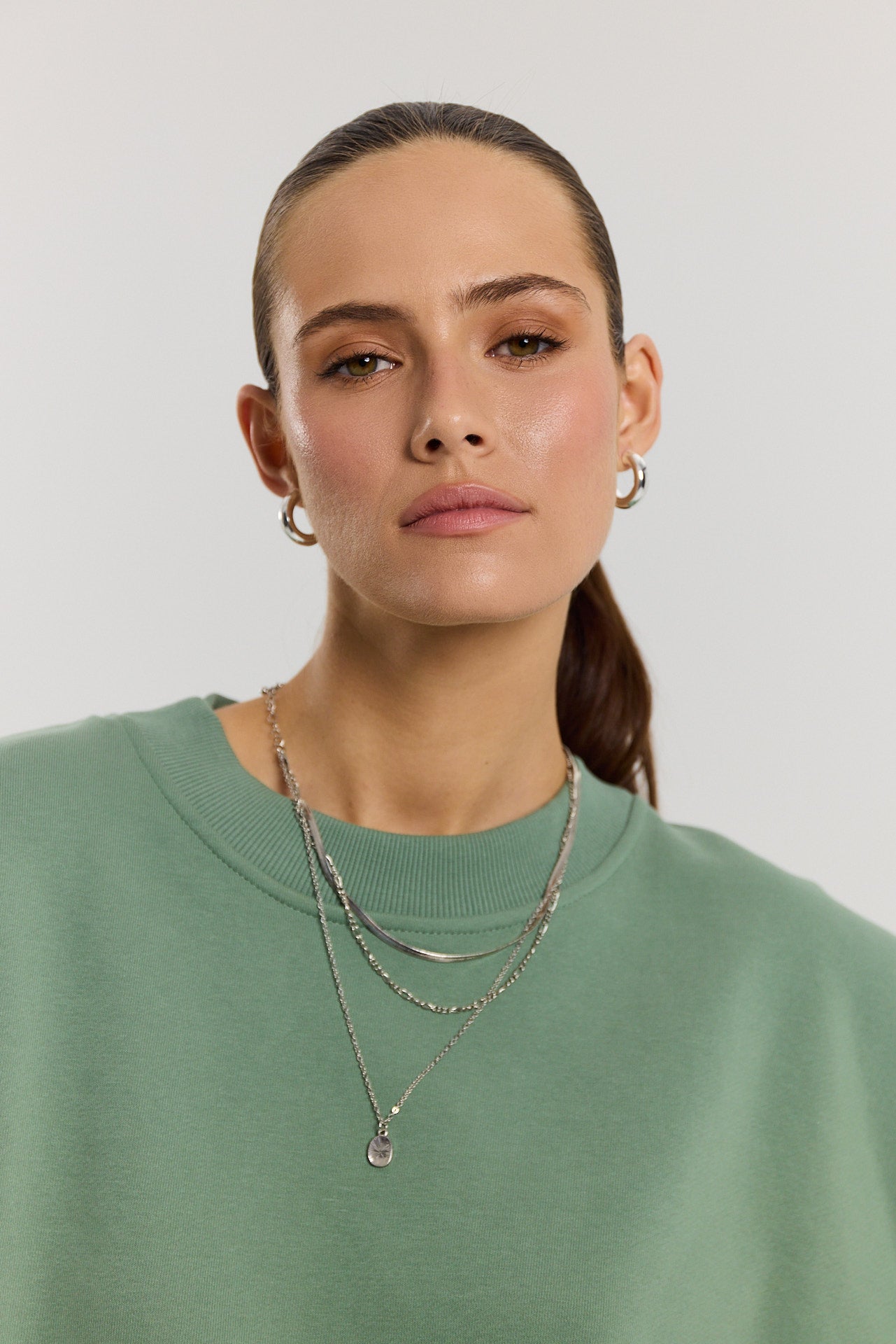 Bluza Boyfriend dark matcha