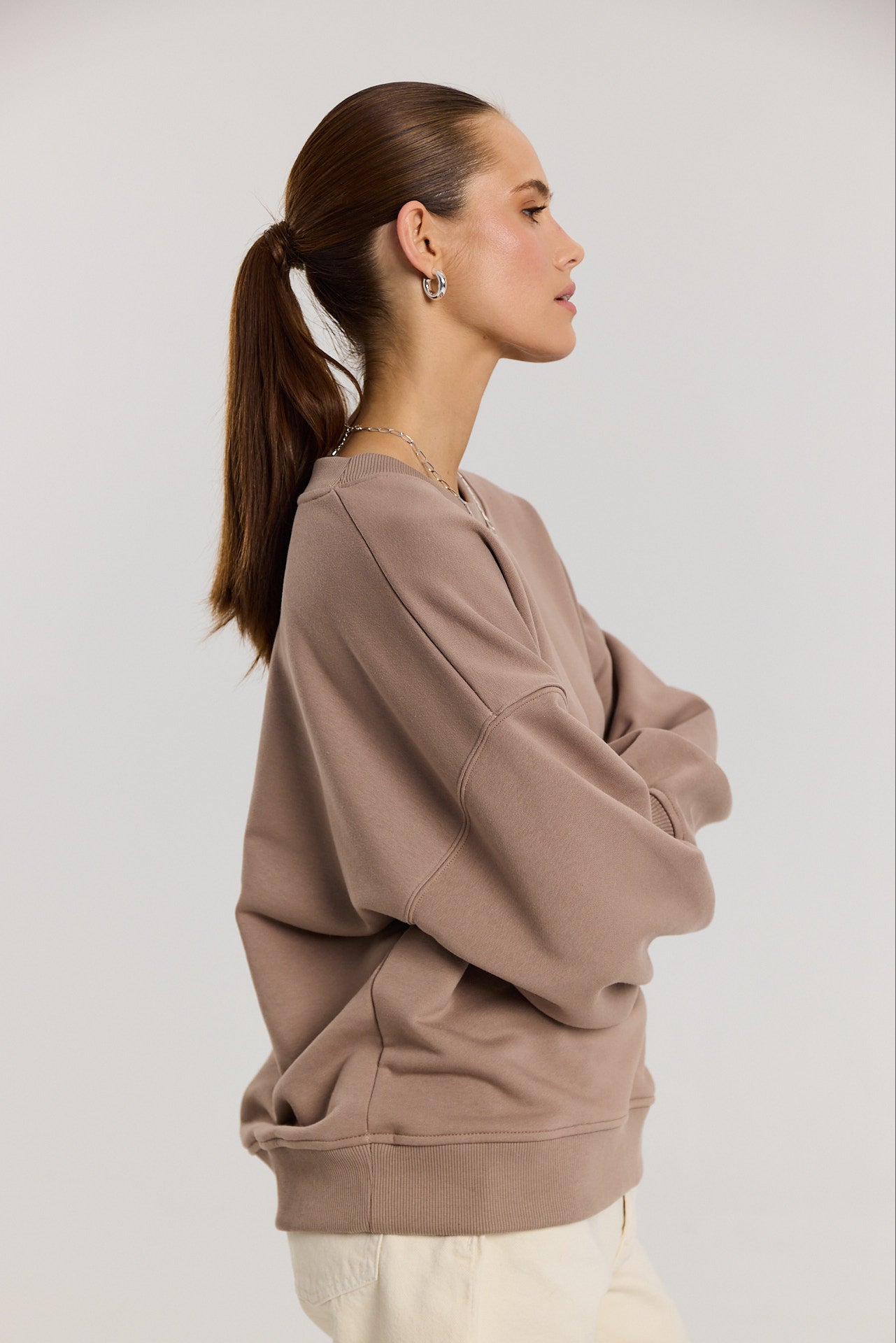 Bluza Boyfriend latte