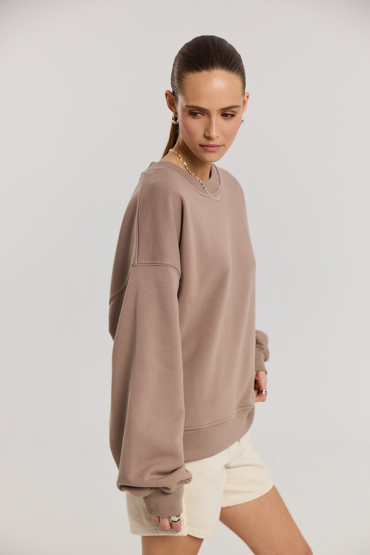 Bluza Boyfriend latte