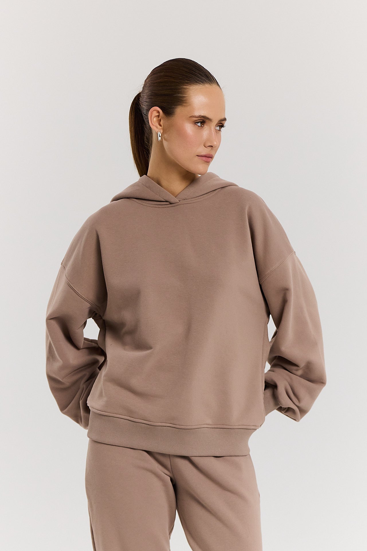 Bluza Boyfriend Hoodie latte