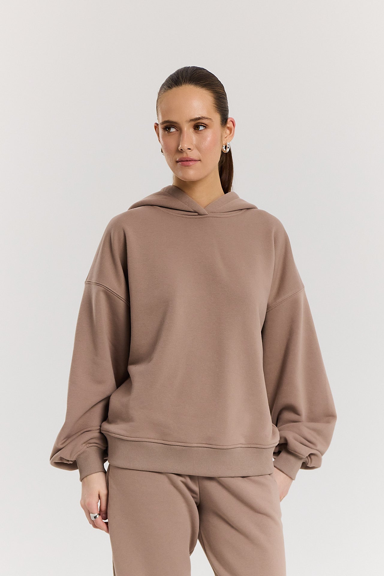 Bluza Boyfriend Hoodie latte