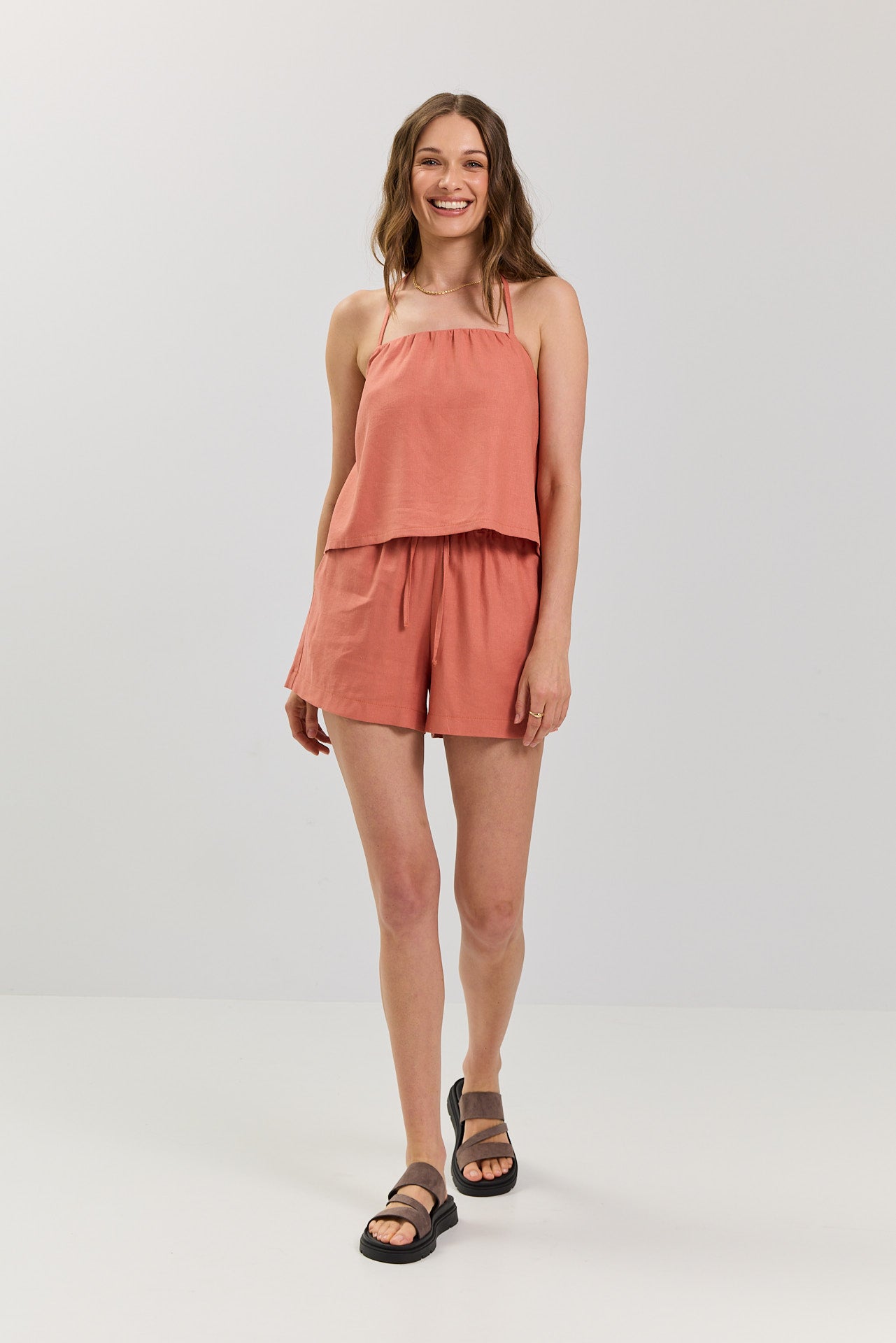 Szorty Gunther sunset peach