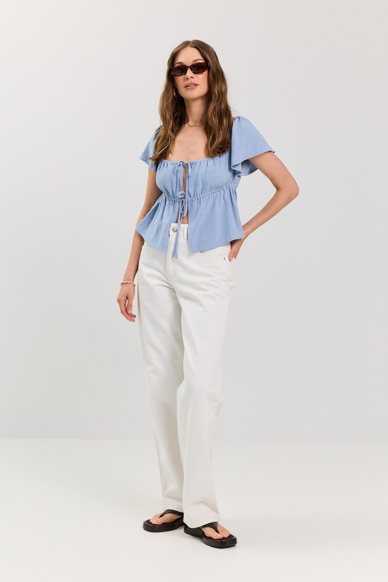 Top Nelly powder blue