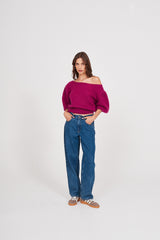 Sweter Gwen raspberry