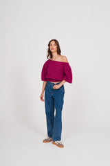 Sweter Gwen raspberry