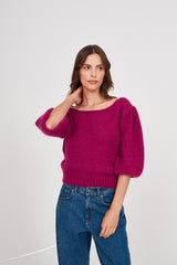 Sweter Gwen raspberry