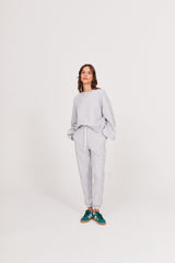 Spodnie dresowe light grey melange