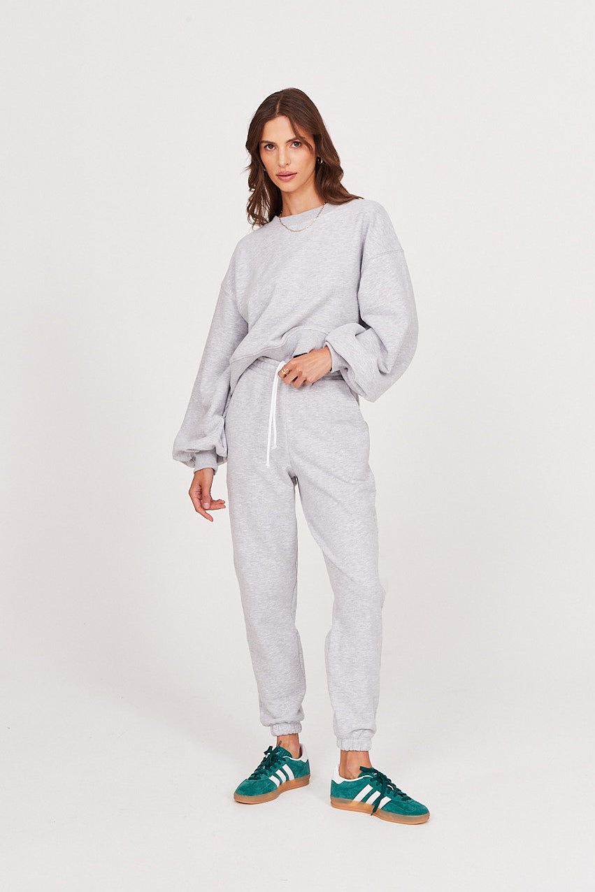 Spodnie dresowe light grey melange