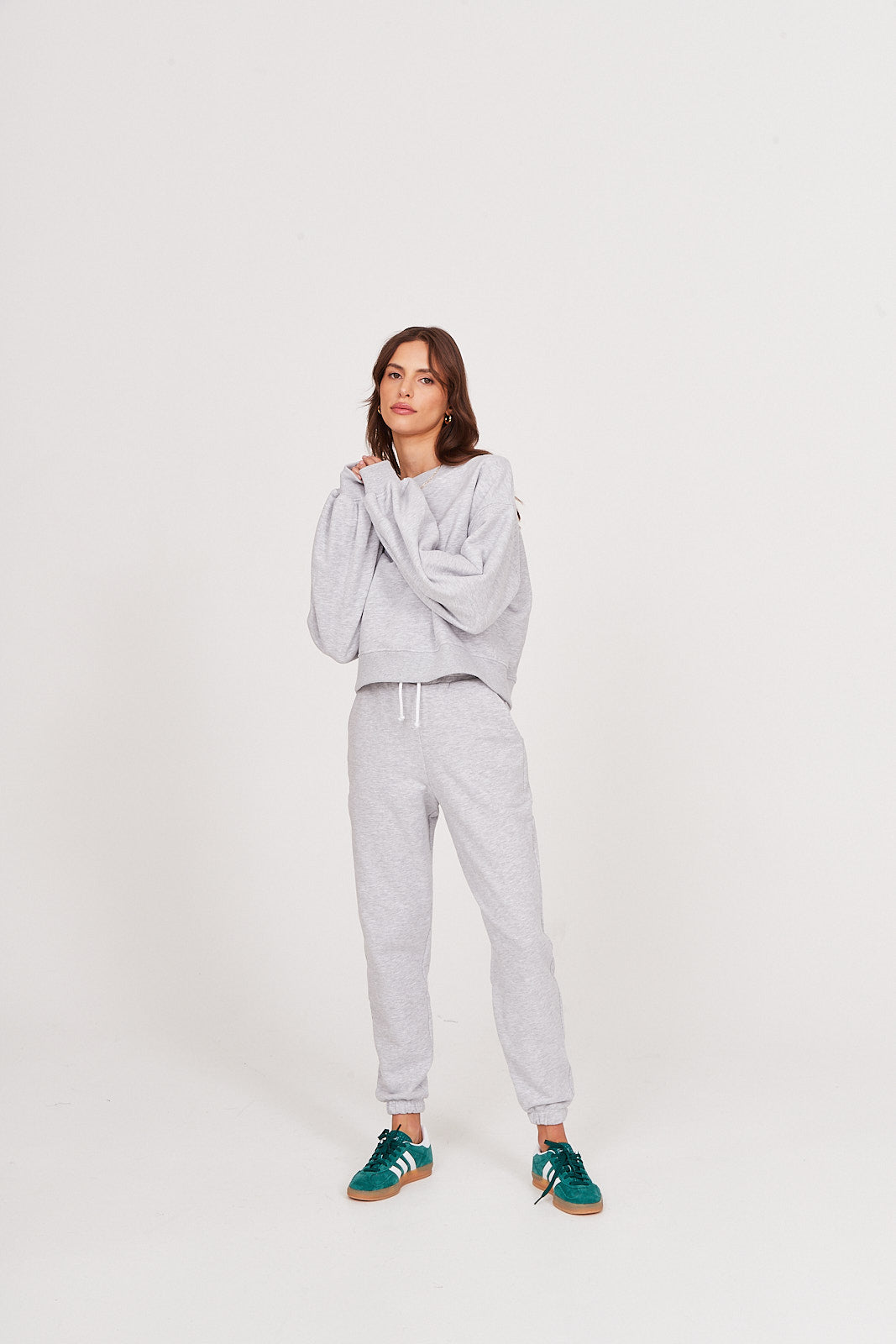 Spodnie dresowe light grey melange