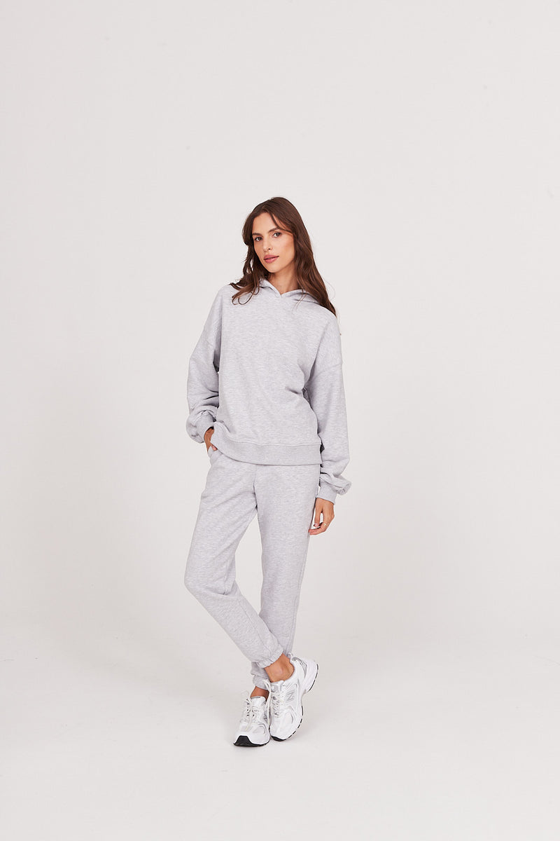 Spodnie dresowe light grey melange