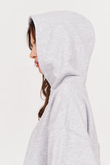 Bluza Boyfriend Hoodie light grey melange