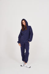 Bluza Boyfriend Hoodie royal navy