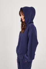 Bluza Boyfriend Hoodie royal navy