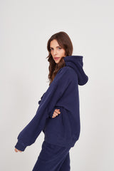 Bluza Boyfriend Hoodie royal navy