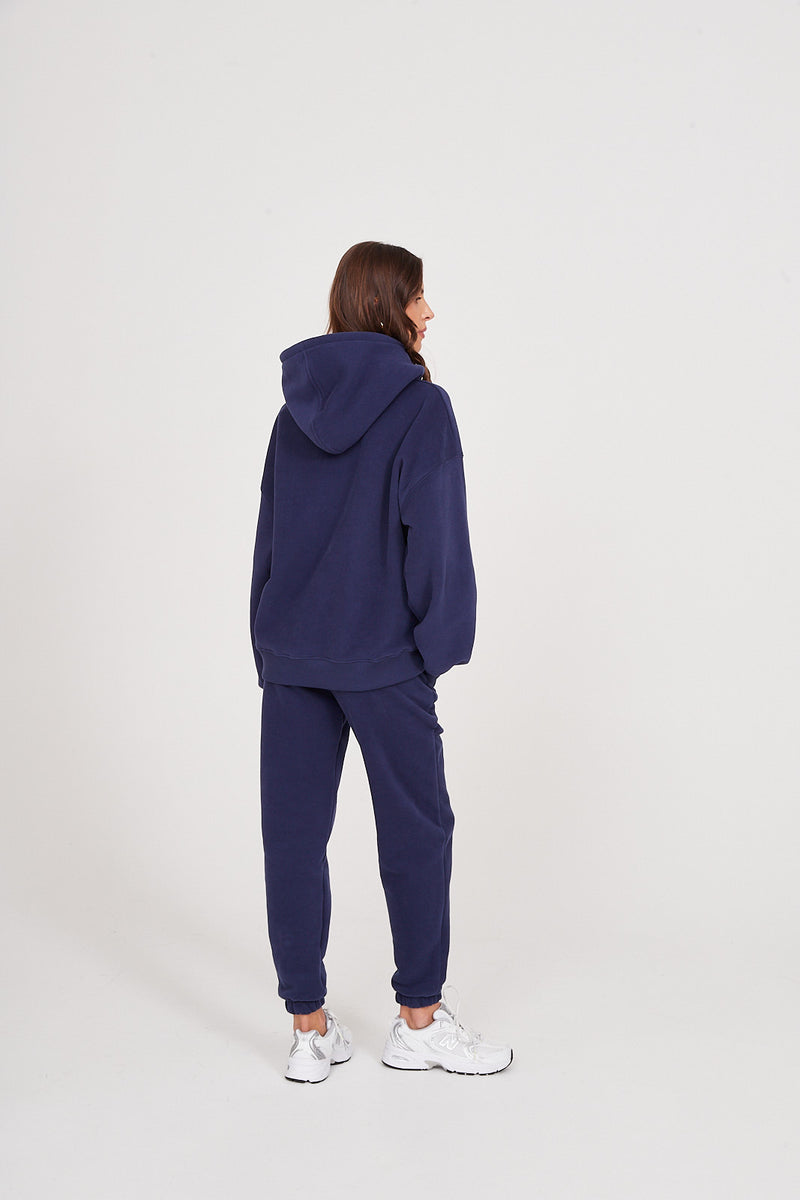 Bluza Boyfriend Hoodie royal navy