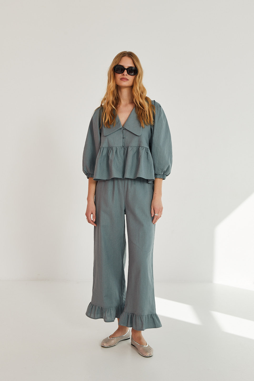 Spodnie Penny sea green