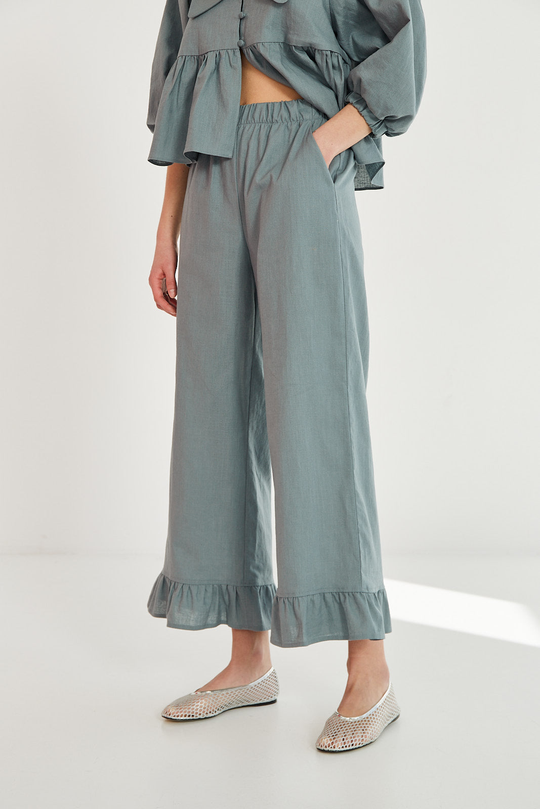 Spodnie Penny sea green