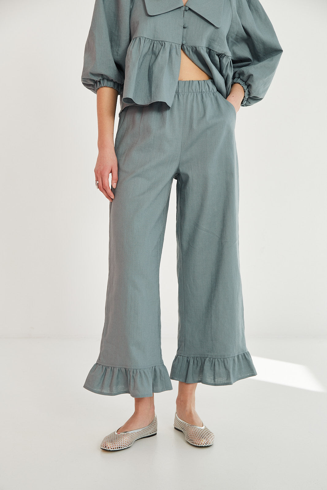Spodnie Penny sea green