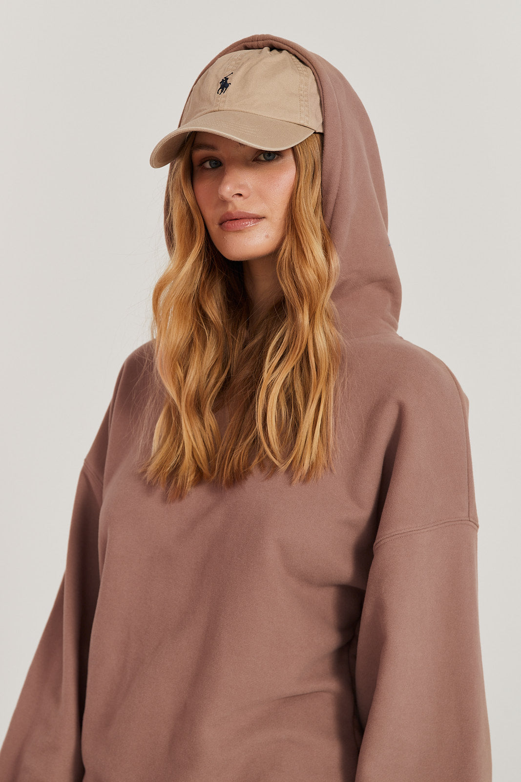 Bluza Boyfriend Hoodie mocca mousse