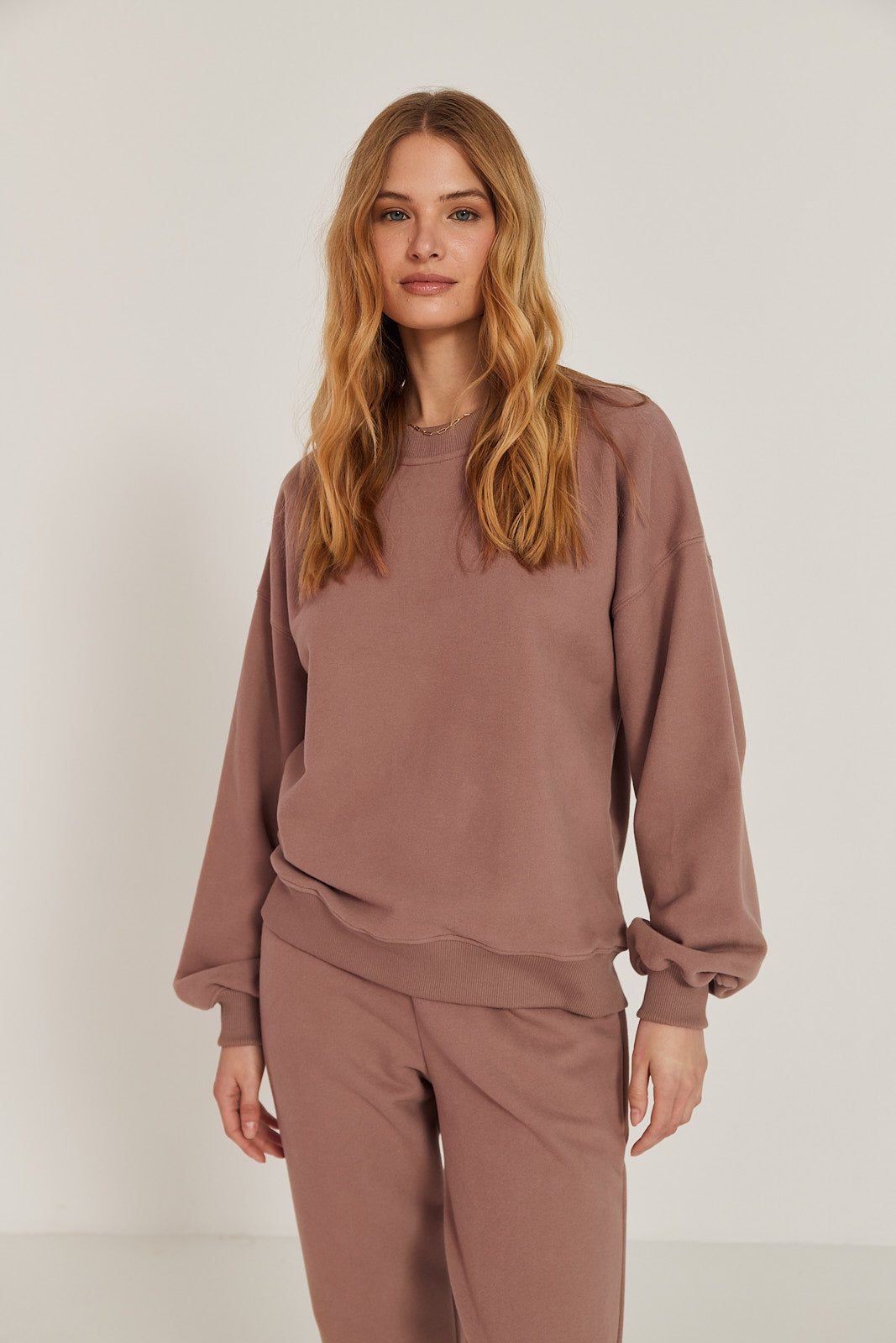 Bluza Boyfriend mocca mousse