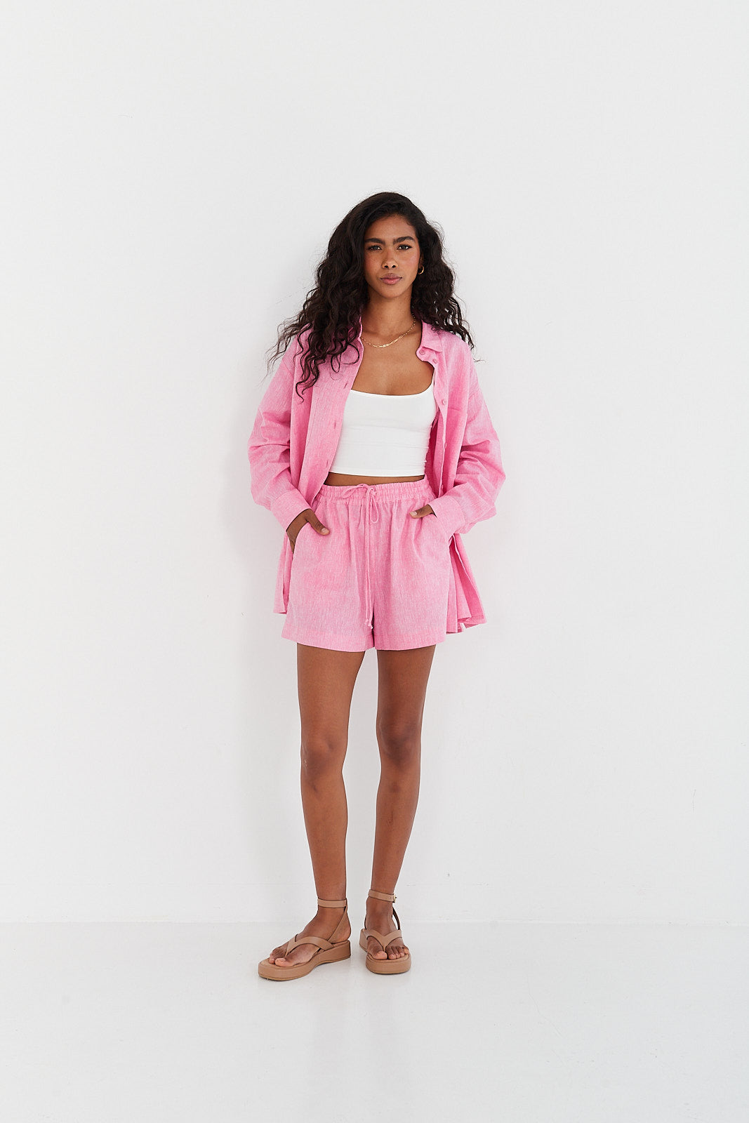 Szorty Gunther pink