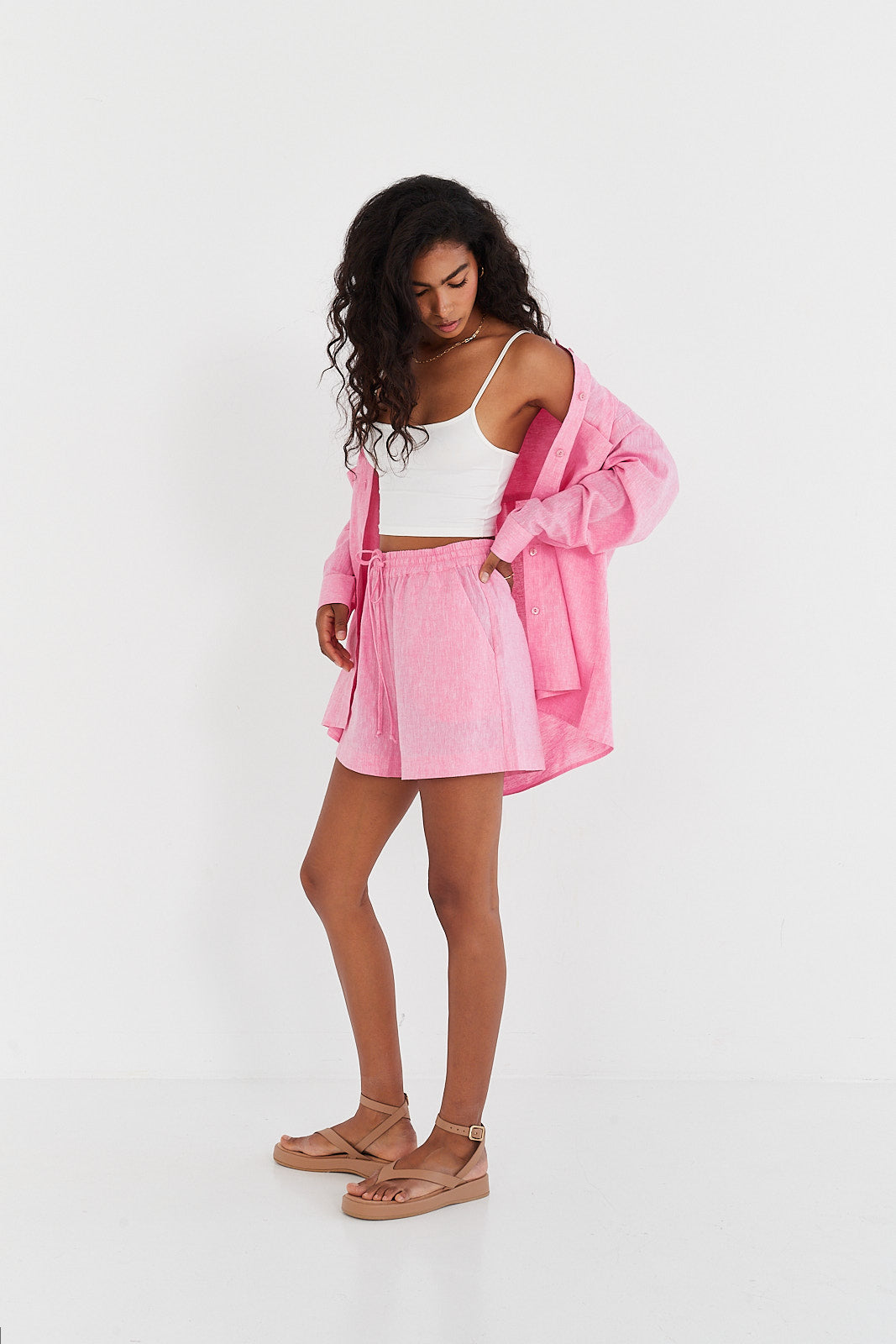 Szorty Gunther pink
