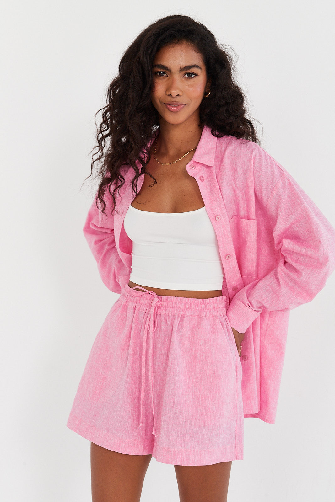 Szorty Gunther pink