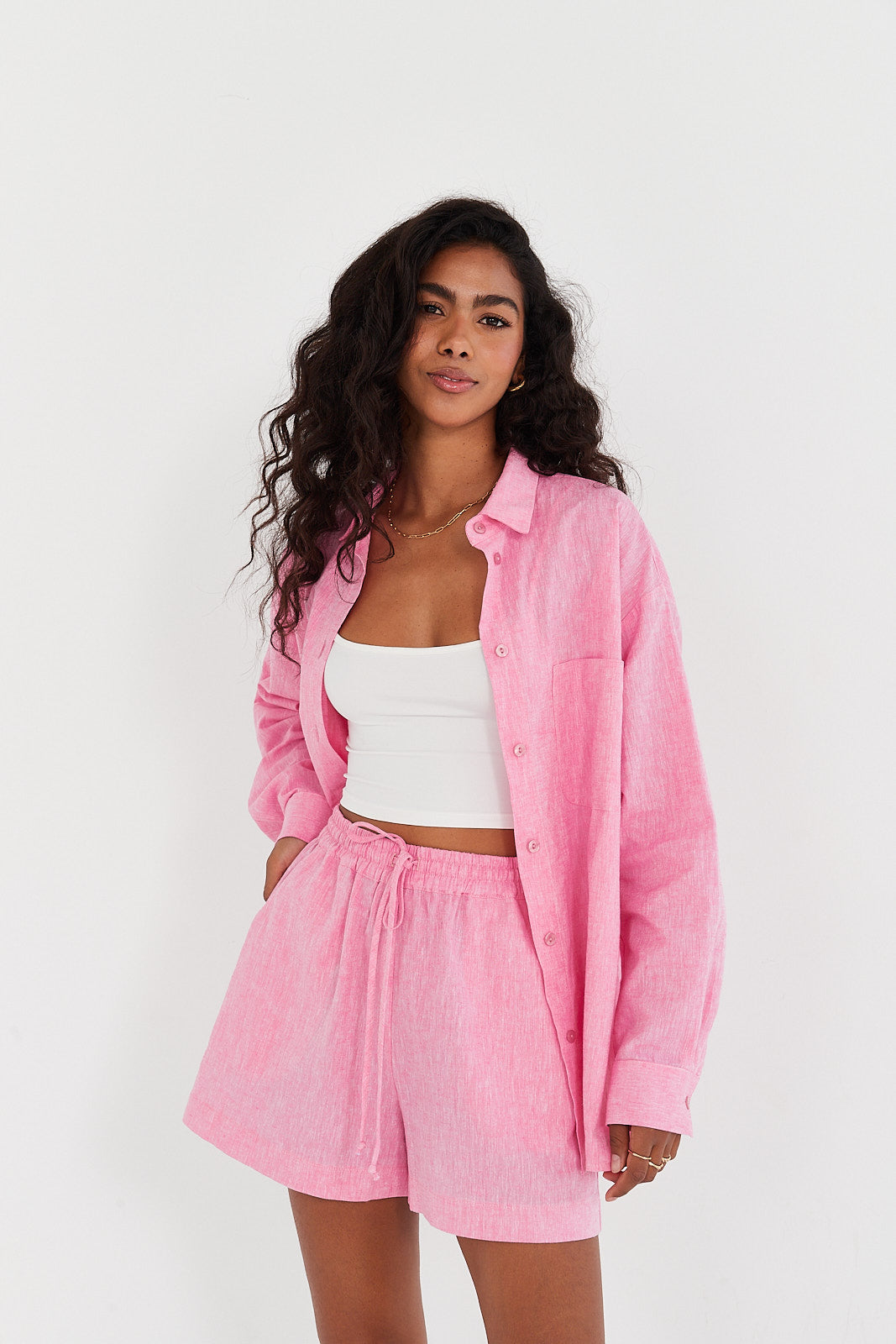 Szorty Gunther pink