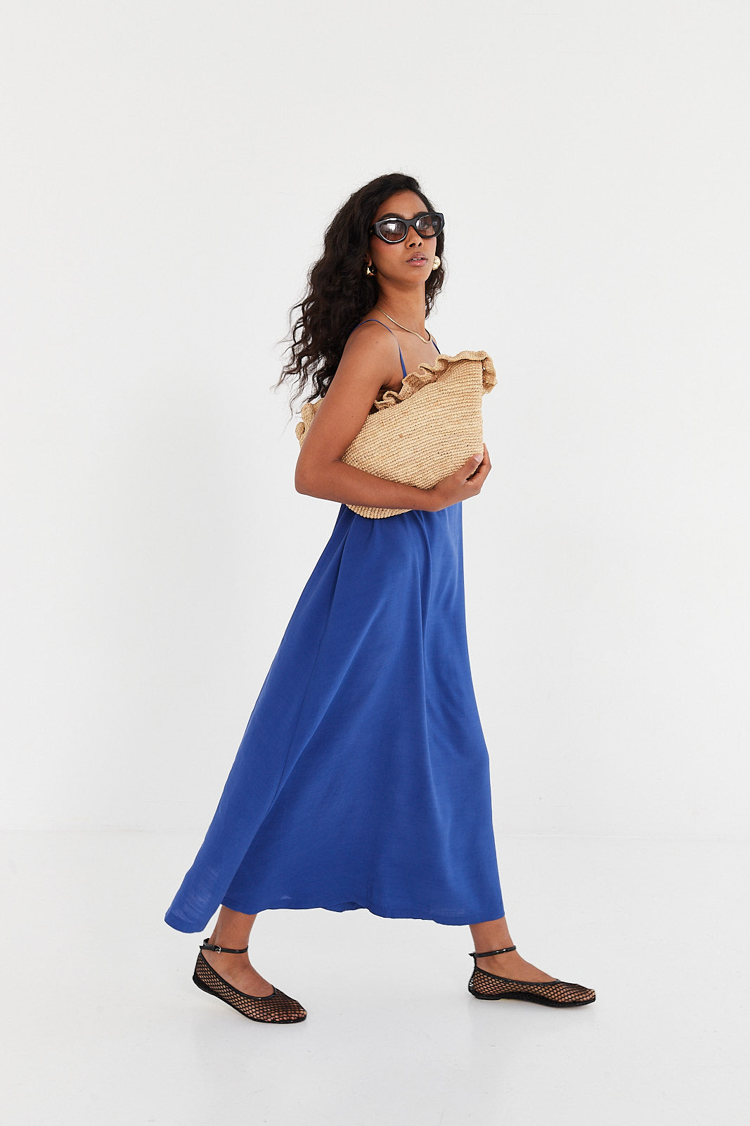 Sukienka Phoebe blue ocean