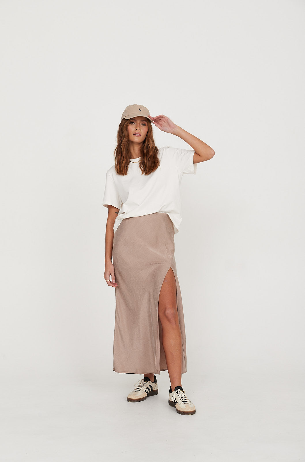 Spódnica Petra long beige