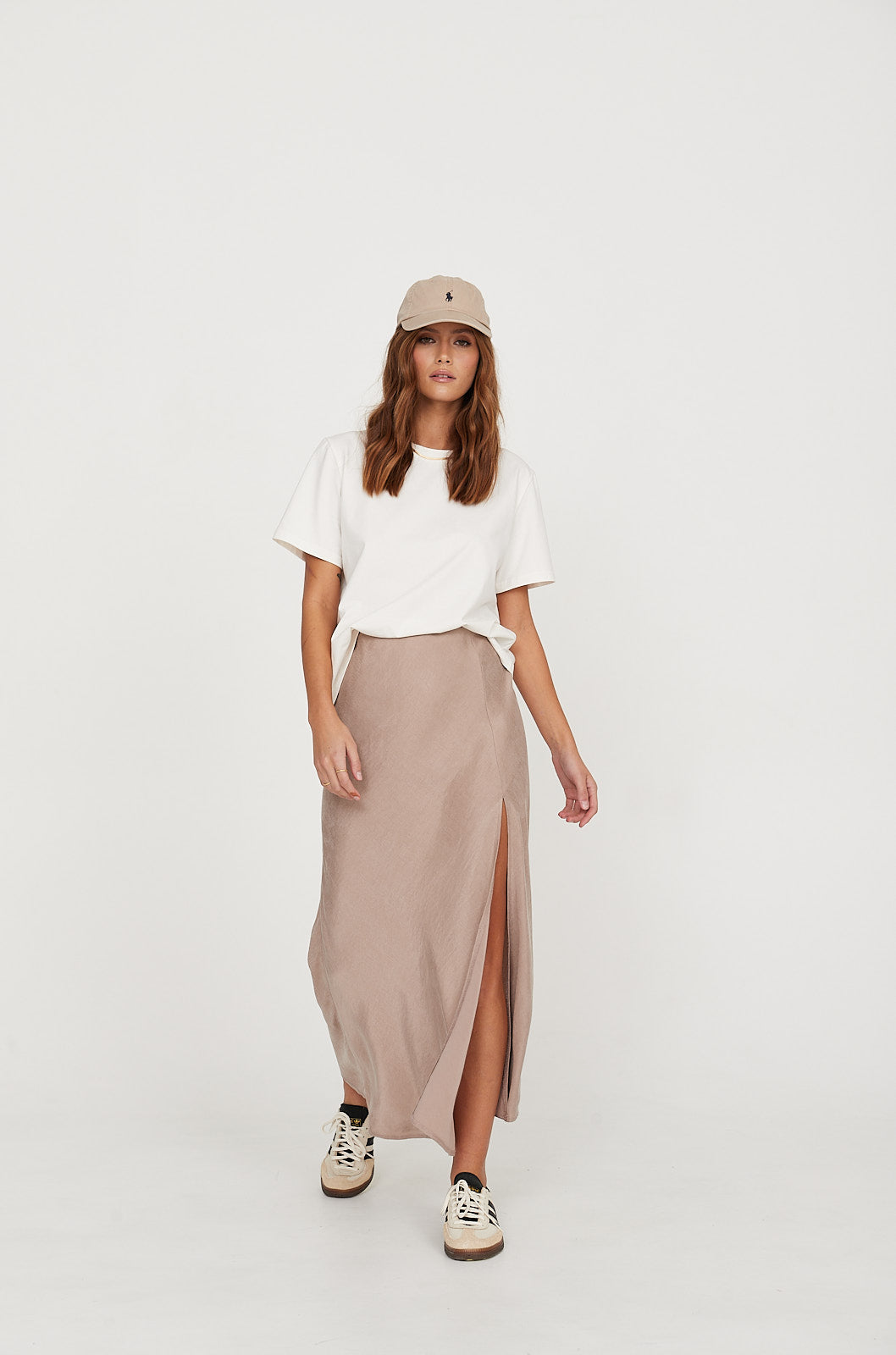 Spódnica Petra long beige