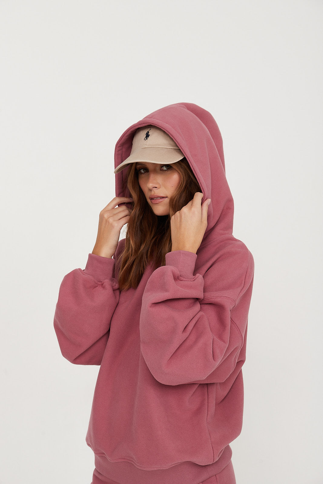 Bluza Boyfriend Hoodie lipstick